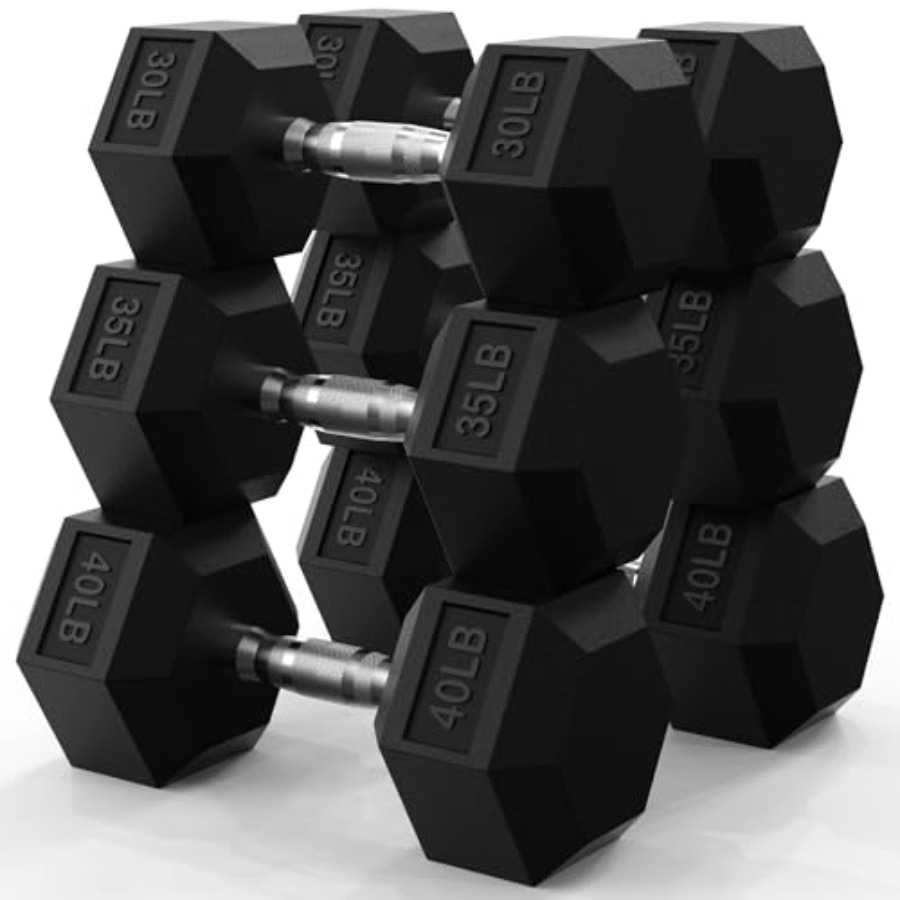 Hex Dumbbell Set - مجموعة دمبلز سداسية الشكل 45-550 رطل،