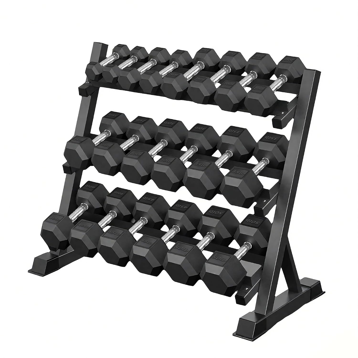 Hex Dumbbell Set - مجموعة دمبلز سداسية الشكل بوزن 350/450/550