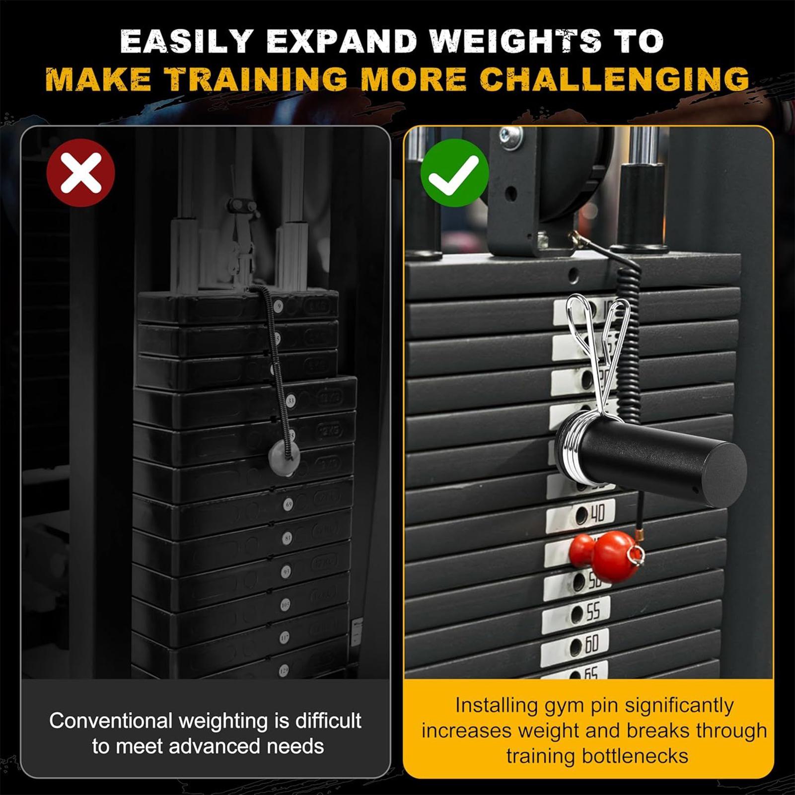 Home Gym Equipment Amazon - دبوس الصالة الرياضية مع طوق مشبك