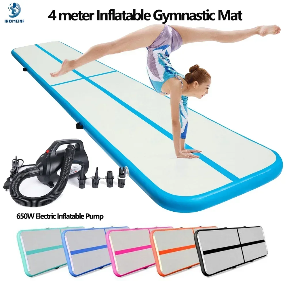 Home Gym Yoga Mat - 4 أمتار دائم نفخ الجمباز الهواء