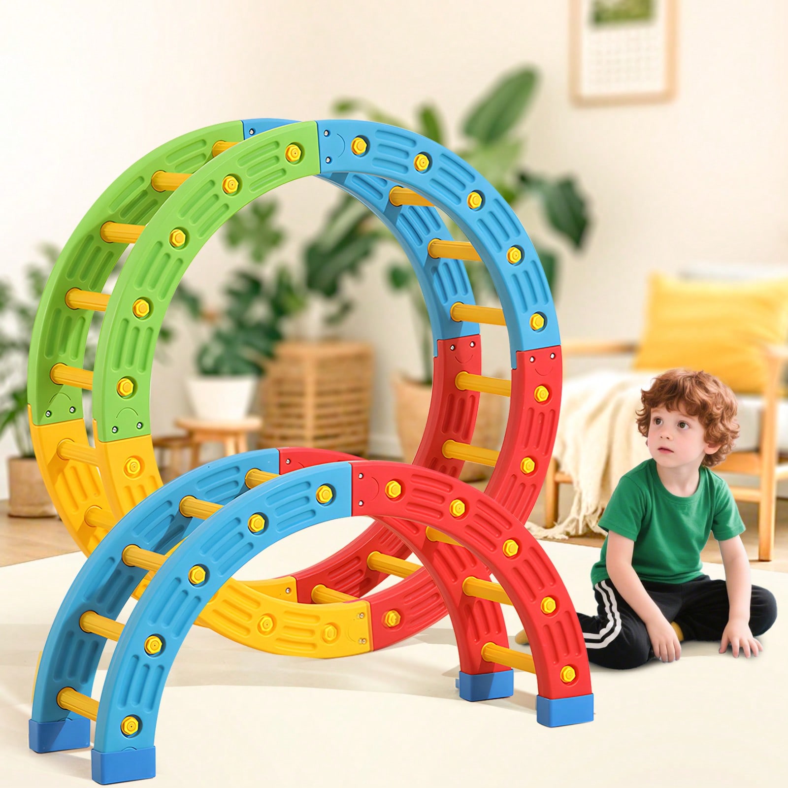 Home Gym For Toddlers - ألعاب تسلق قابلة للطي للأطفال الصغار