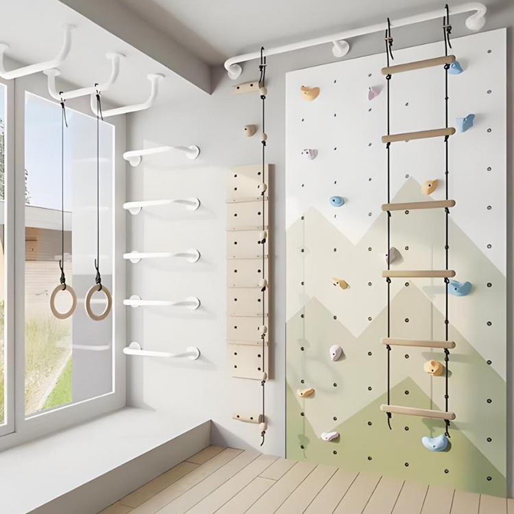 Home Gym For Toddlers - مجموعة ألعاب داخلية للأطفال مع زحليقة