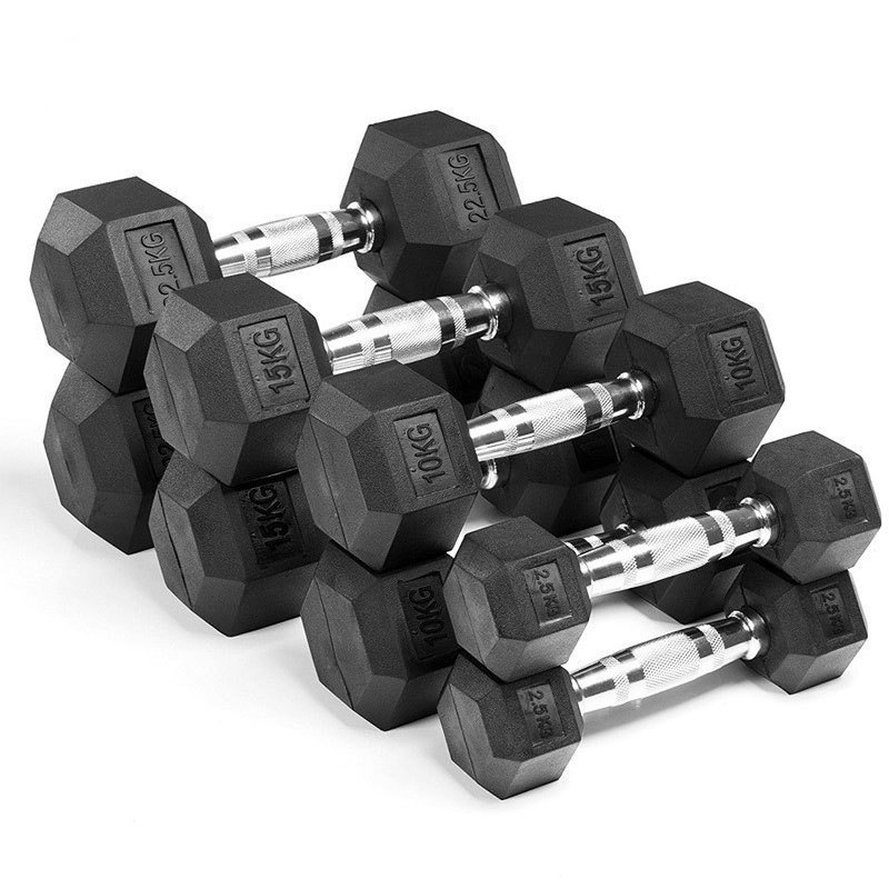 أثقال حديدية مبتكرة عالية الجو - مراجعة Hex Dumbbell Set وسعره