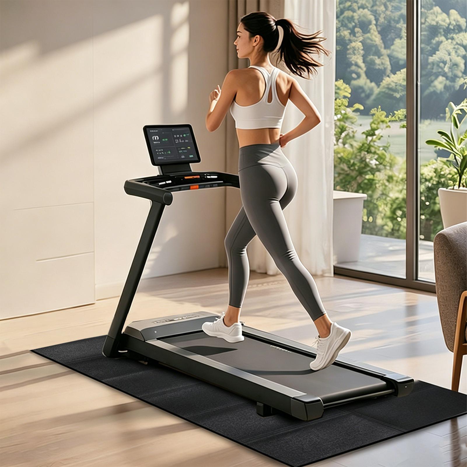 سجادة أرضية لجهاز المشي ماصة ل - مراجعة Home Gym Workout Equipment وسعره