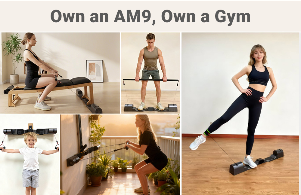 جهاز AM9 الاحترافي لتمارين الل - مراجعة Home Gym Leg Extension وسعره