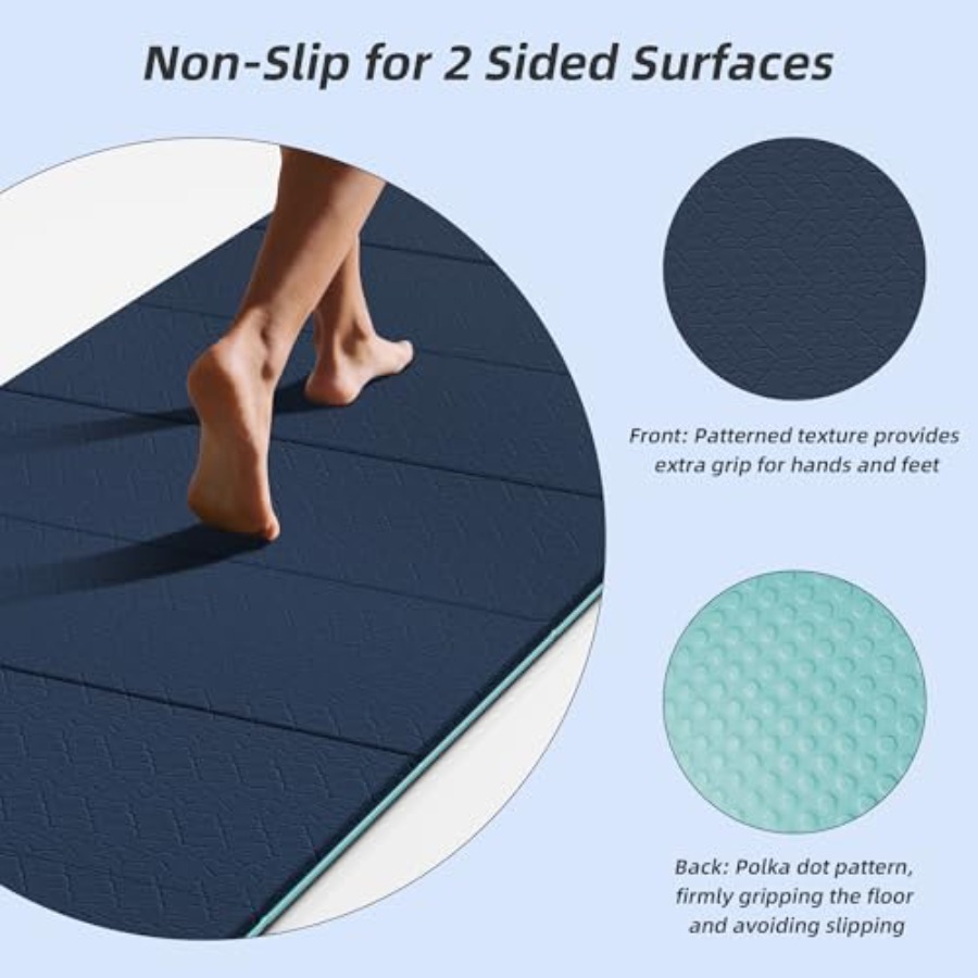 سجادة يوجا قابلة للطي للاستخدا - مراجعة Home Gym Yoga Mat وسعره