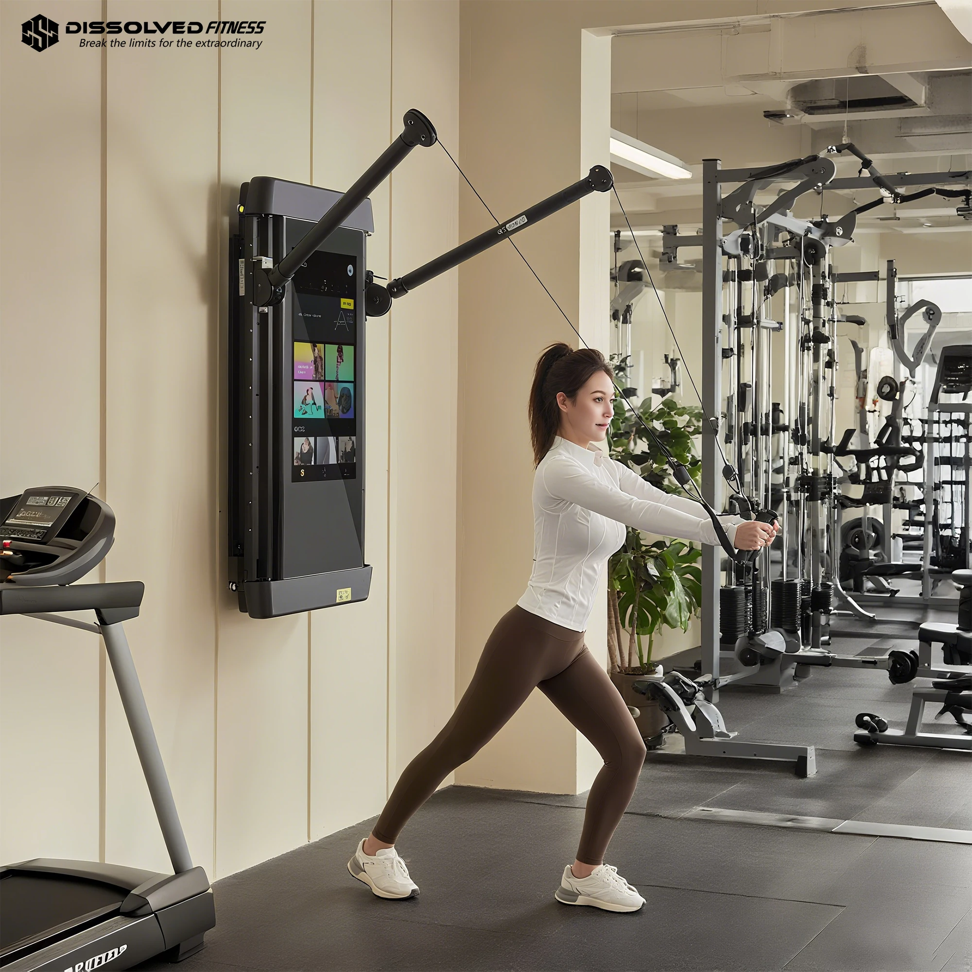 مرآة ذكية للتدريب مزودة بشاشة  - مراجعة Home Gym Wall Mounted وسعره