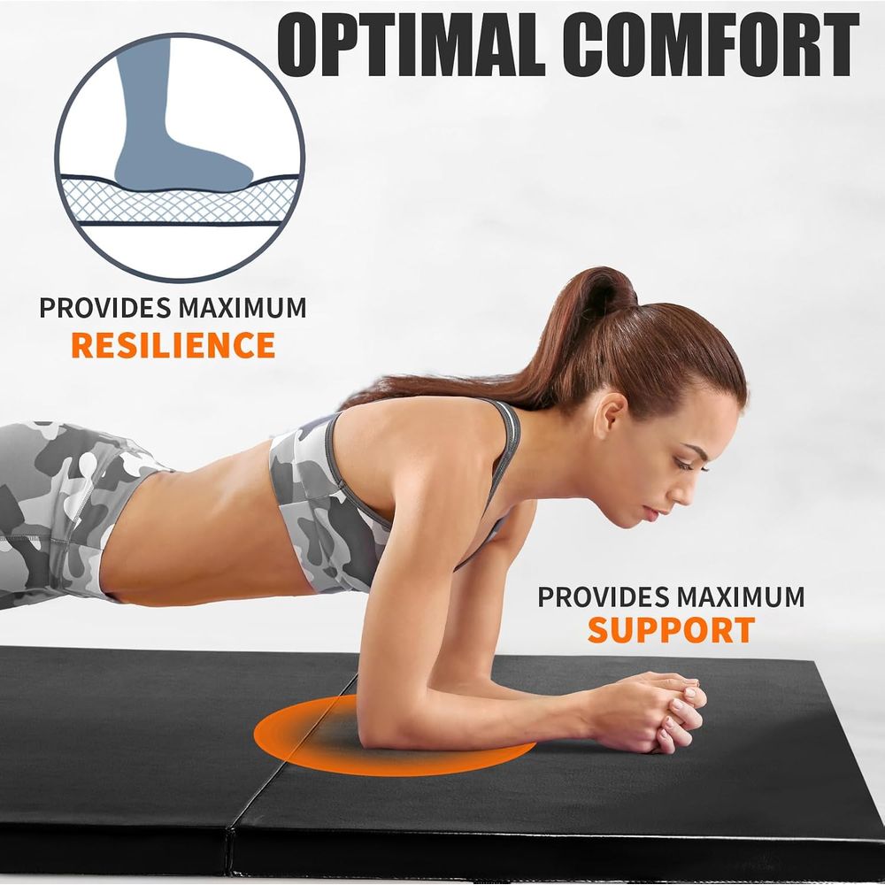 بساط رياضي سميك محسن للجمباز و - مراجعة Home Gym Yoga Mat وسعره