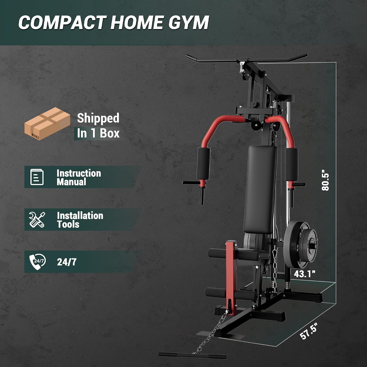 جهاز تمارين منزلي لكامل الجسم  - مراجعة Home Gym Leg Extension وسعره