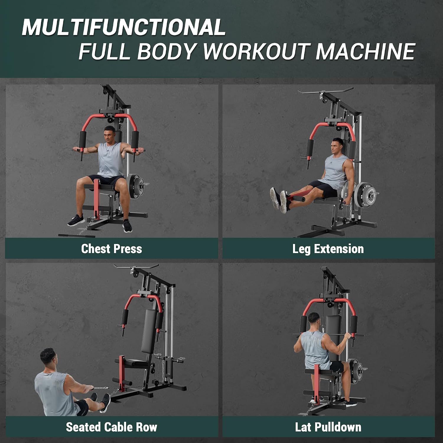 جهاز تمارين منزلي لكامل الجسم  - مراجعة Home Gym Leg Extension وسعره