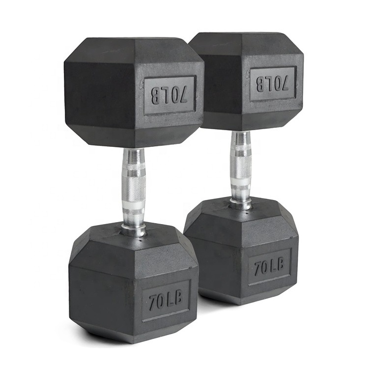 مجموعة دمبل مطاطي سداسي الشكل  - مراجعة Hex Dumbbell Set وسعره
