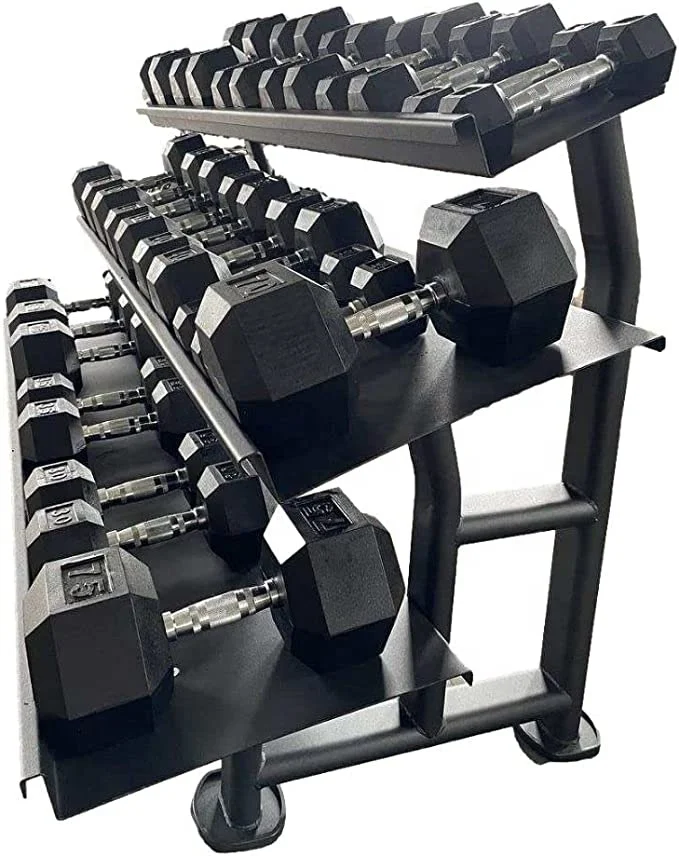 منتج جديد: رف تخزين للدمبلز وا - مراجعة Hex Dumbbell Set وسعره