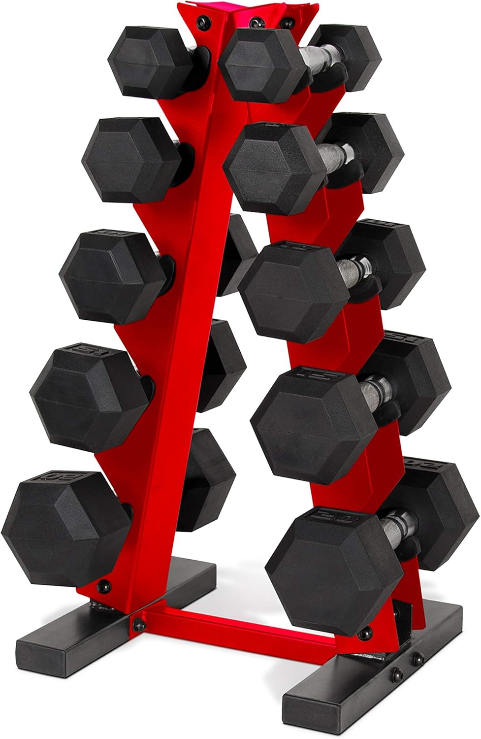 مجموعة أثقال سداسية الشكل مطلي - مراجعة Hex Dumbbell Set وسعره