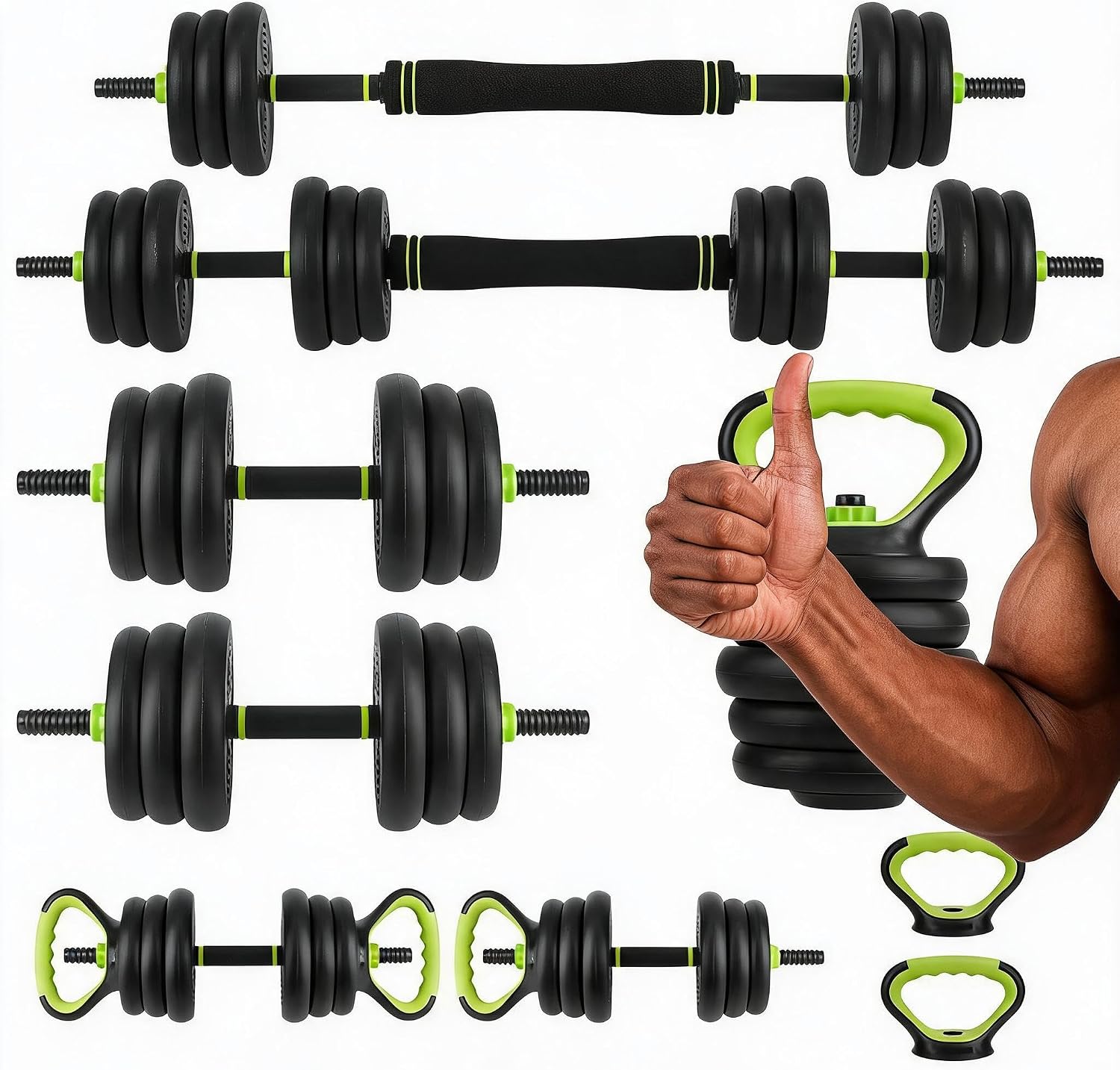 مجموعة دمبل قابلة للتعديل 4 في - مراجعة Home Gym Used وسعره