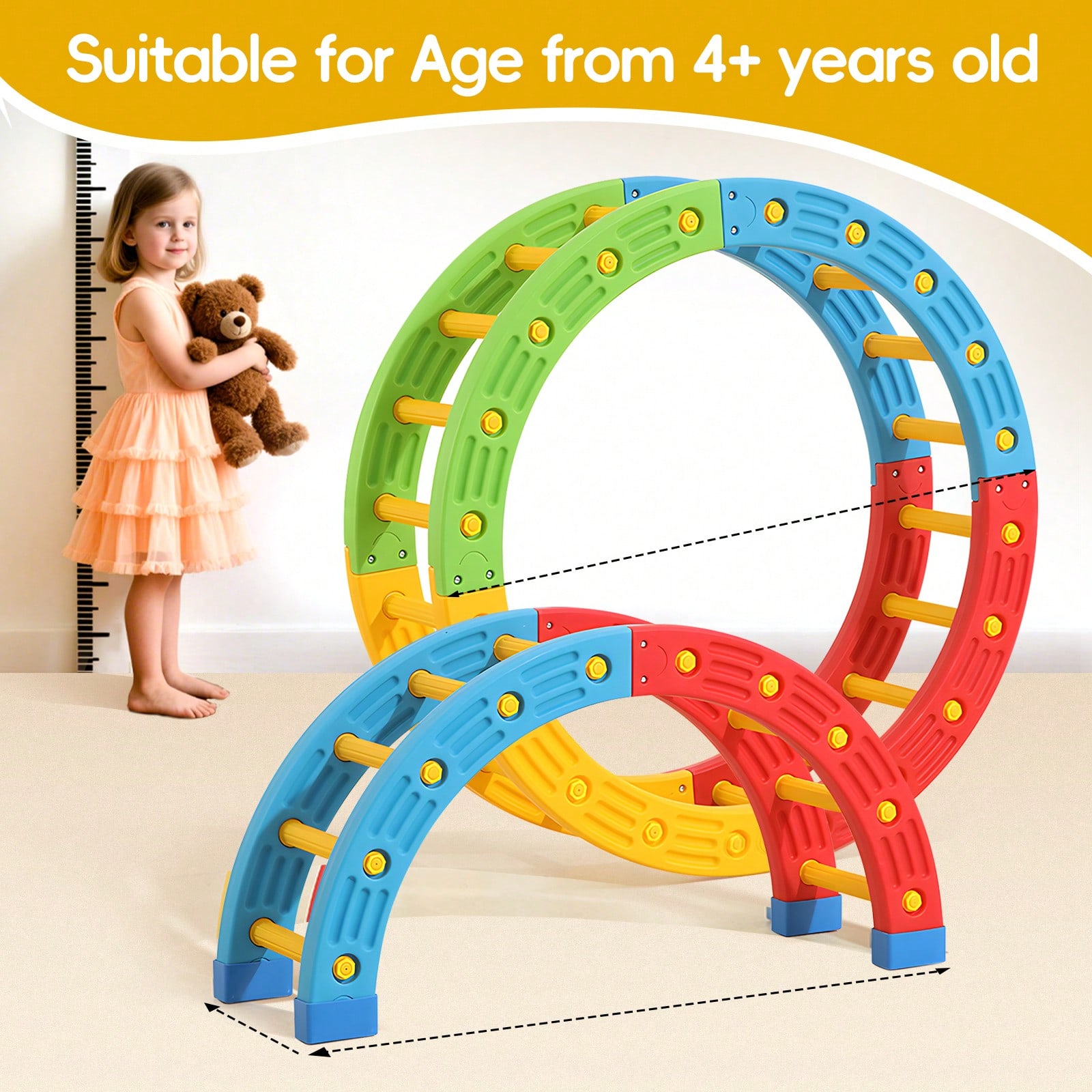 ألعاب تسلق قابلة للطي للأطفال  - مراجعة Home Gym For Toddlers وسعره