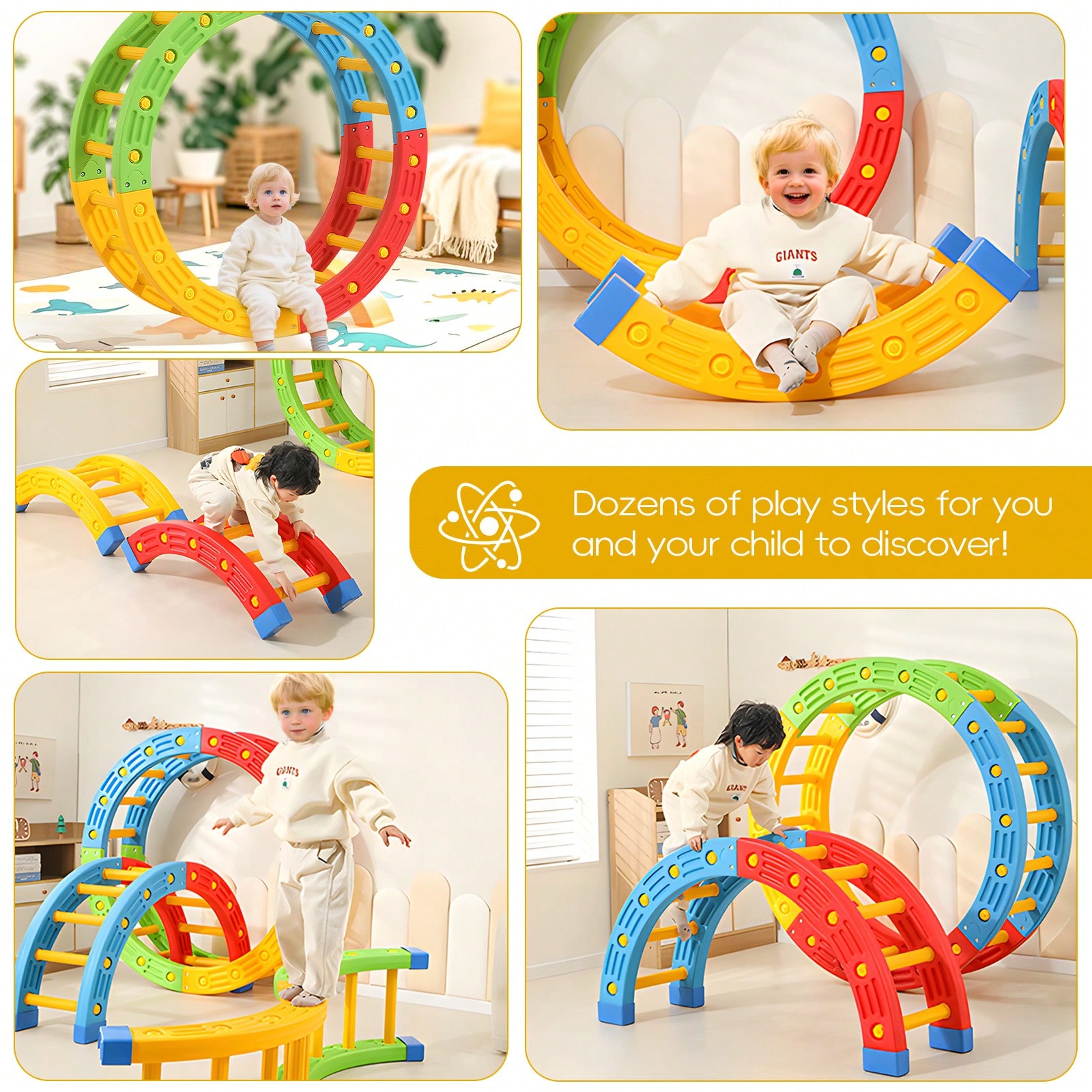 ألعاب تسلق قابلة للطي للأطفال  - مراجعة Home Gym For Toddlers وسعره