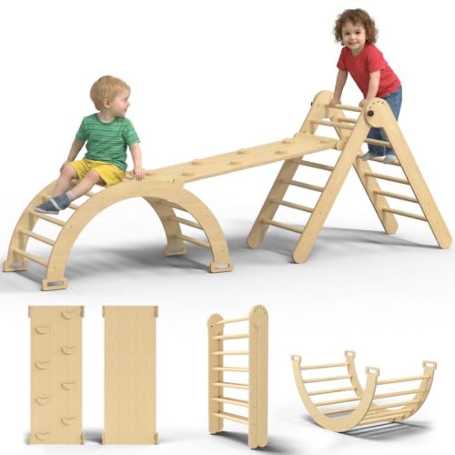 مجموعة ألعاب تسلق داخلية للأطف - مراجعة Home Gym For Toddlers وسعره