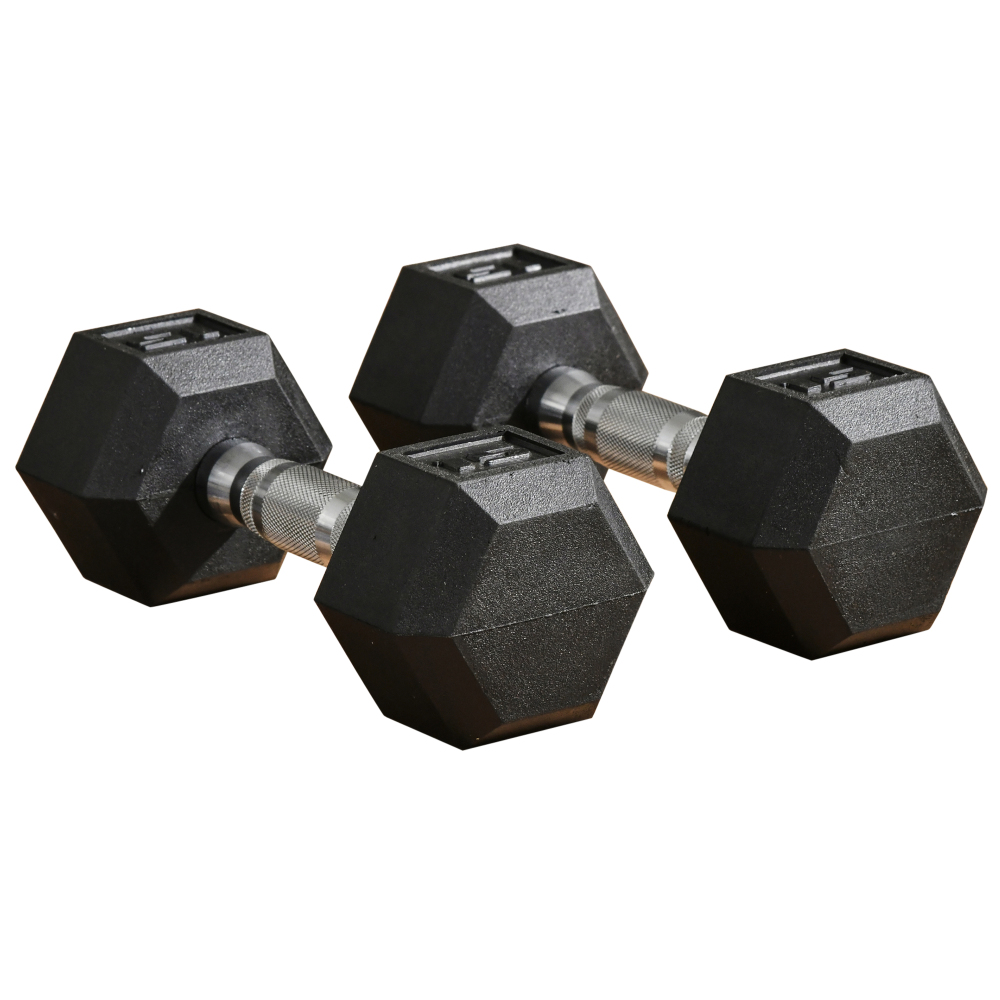 مجموعة دمبلز يي سوزير 2×15 رطل - مراجعة Hex Dumbbell Set وسعره