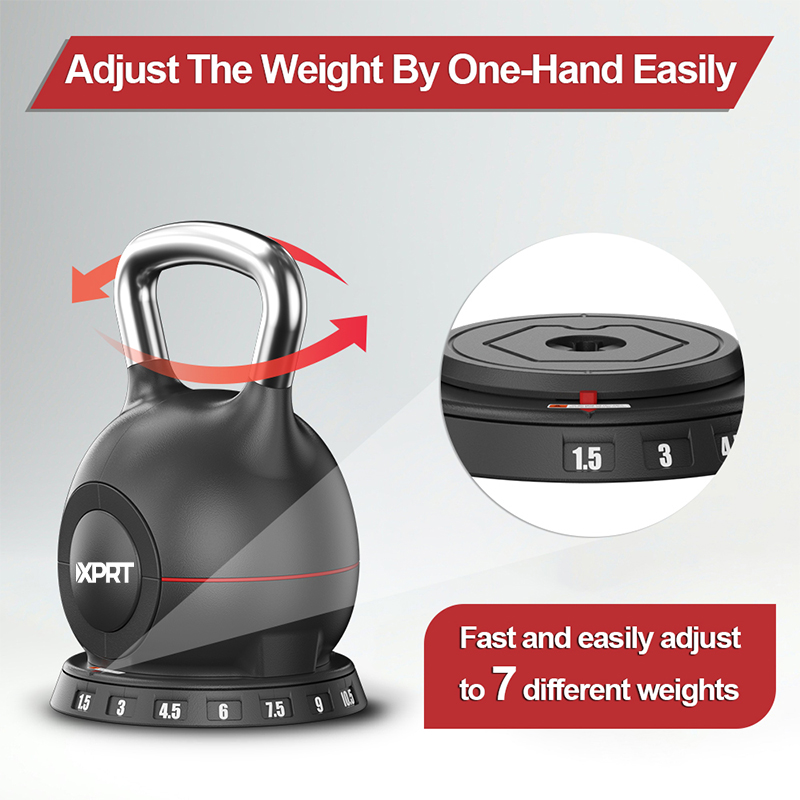 كيتل بيل قابل للتعديل بوزن 10. - مراجعة All In One Gym Home Equipment وسعره