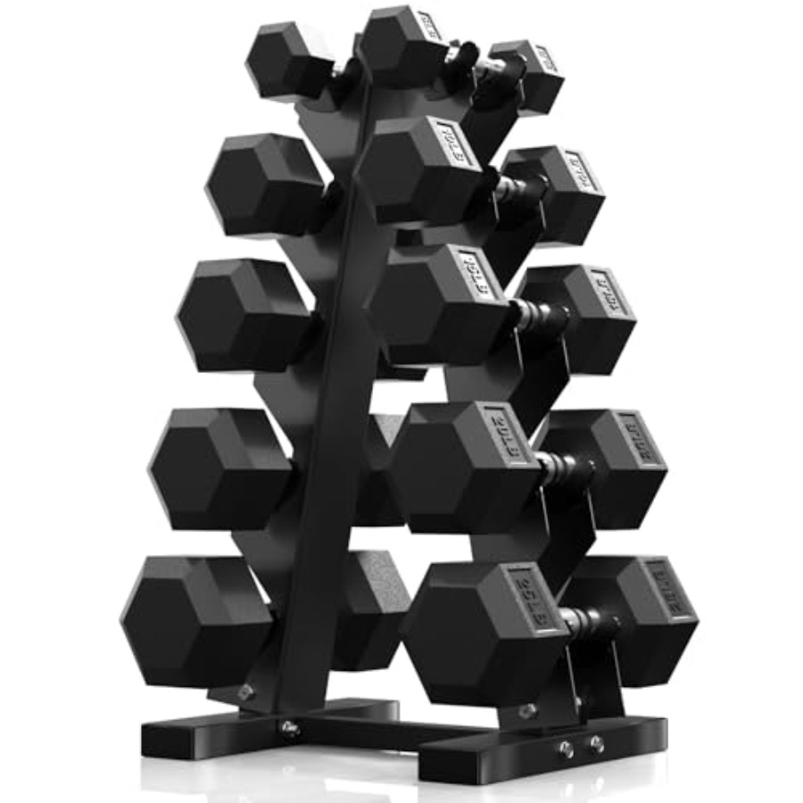 مجموعة أثقال يدوية سداسية الشك - مراجعة Hex Dumbbell Set وسعره